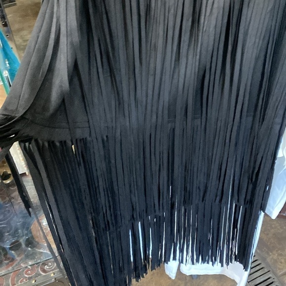 Suede fringed maxi skirt by Adore - Picture 3 of 8